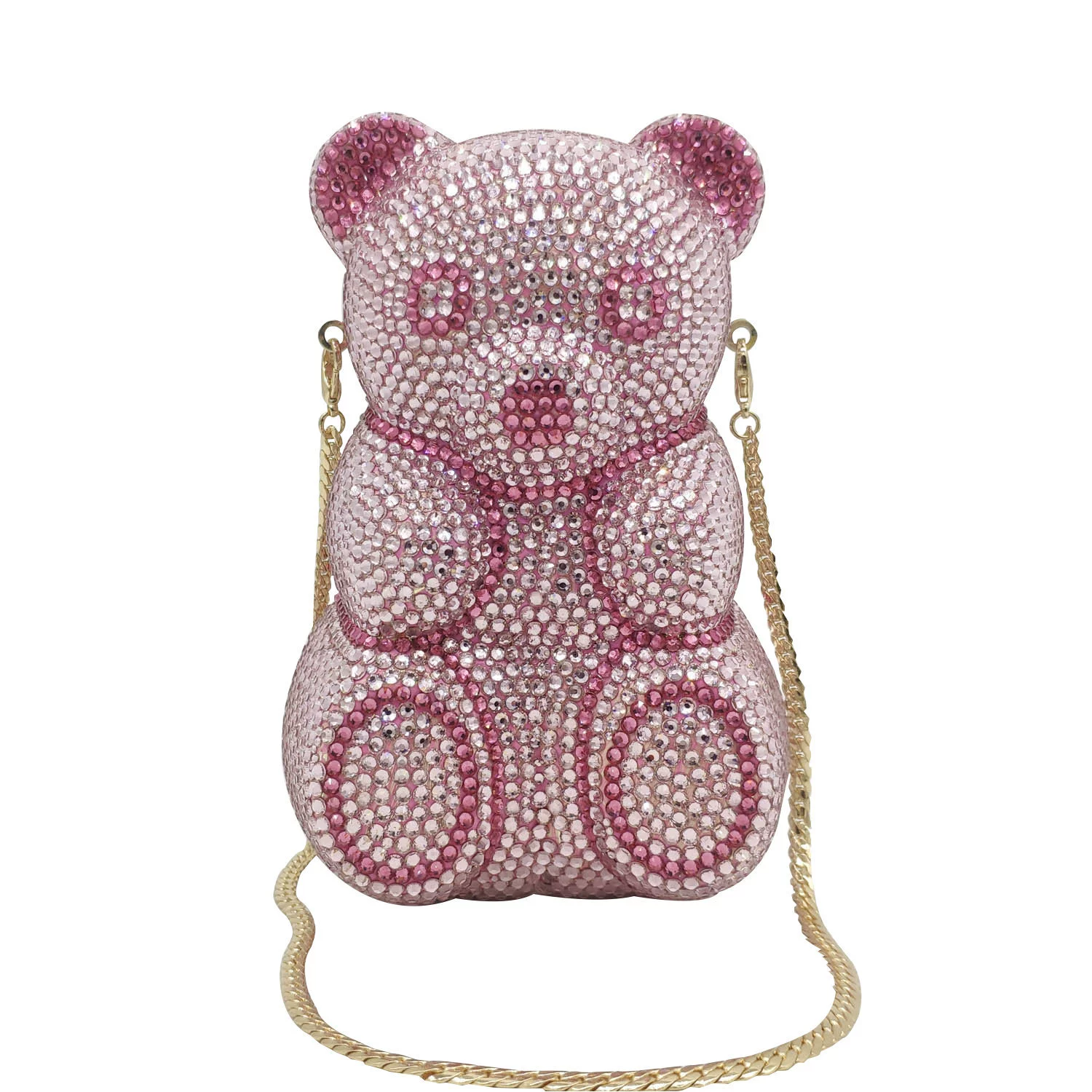 FGG EVENG BAG Европейские и американские вечерние сумки Pumage сумки Teddy Bear Banquet Party Evening Diamond