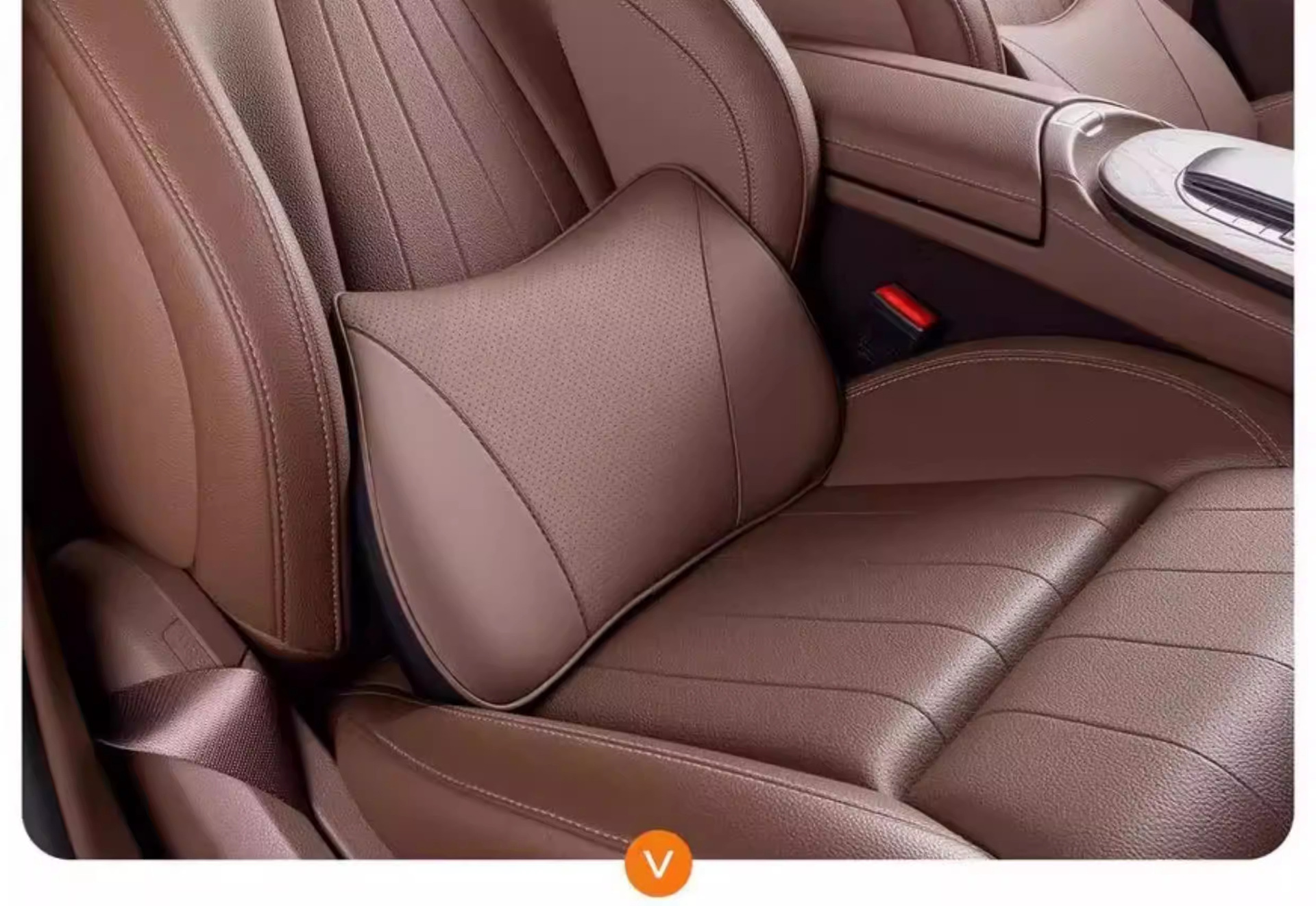 Car Headrest and Neck Pillow Set for Bmw and Mercedes, Suitable for All Seasons, with Lumbar Support, 2026 New Model