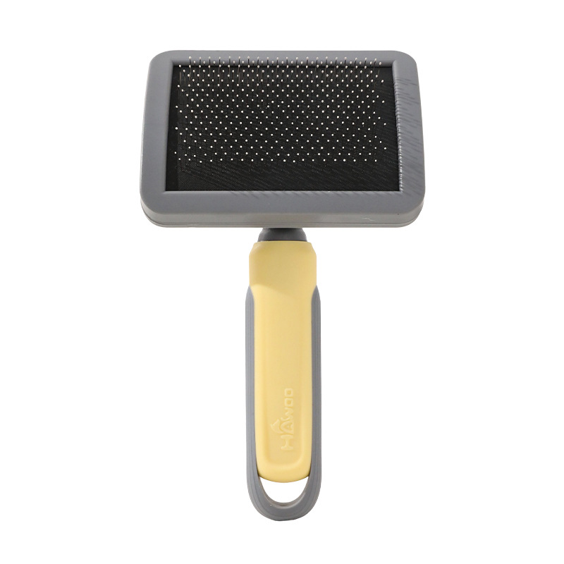 Pein de gato para mascotas curva cojín de aire aguja pein de gato flojo para eliminar el pelo flotante artefacto mágico para perros para abrir nudos pein de gato limpiador de pelo