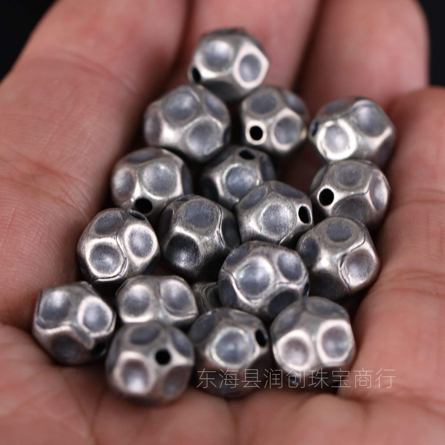 Sanqi silver seamless beads accessories, spacer beads for handmade DIY crafts, Buddhist beads, bracelets, woven cords, necklace accessories wholesale