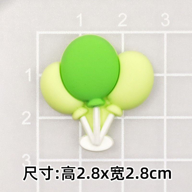 부드러운 접착제 녹색 입체 풍선