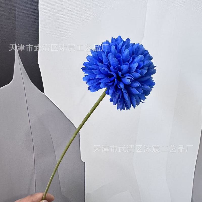 シミュレーション単枝球菊単枝刺球卓球菊タンポポ造花客間鉢植え生け花装飾クロスボーダー|undefined