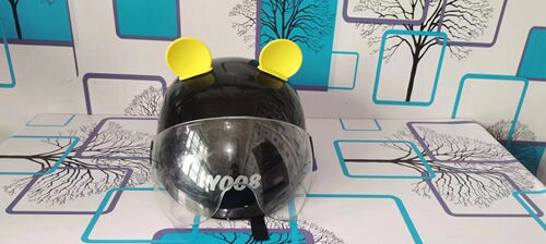 Helmet decoration Mickey Mouse ears helmet bear ears helmet accessories electric bike decoration ears