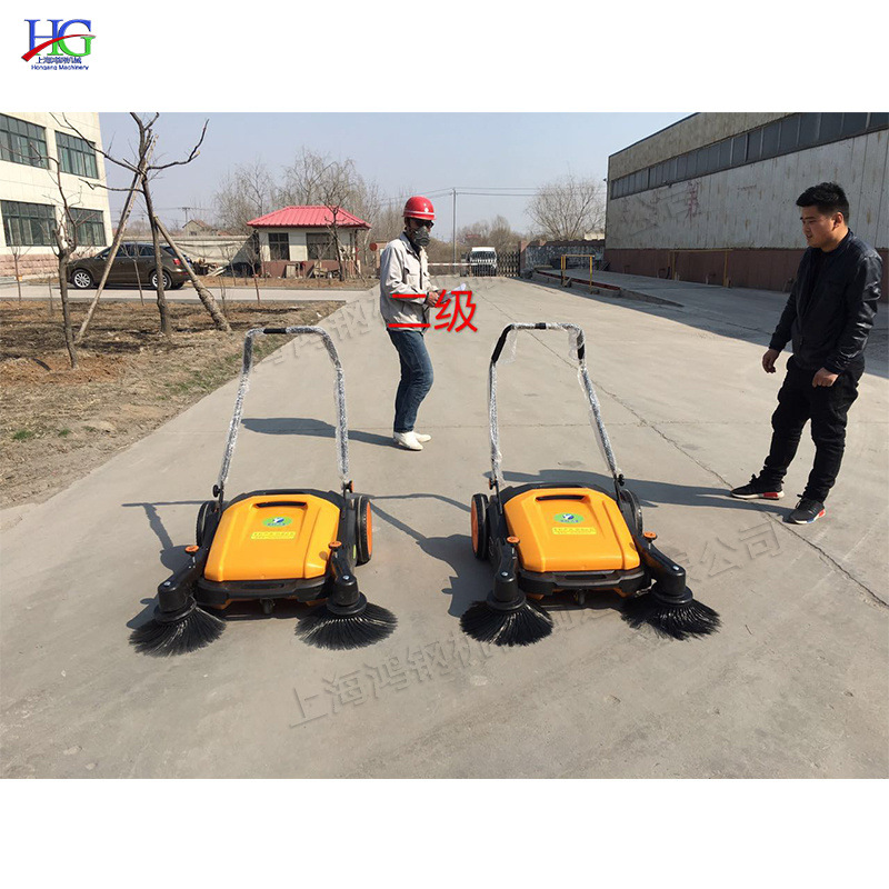 手推式垃圾扫地机 双滚刷街道清扫吸尘器 小区公园绿色环卫清理机