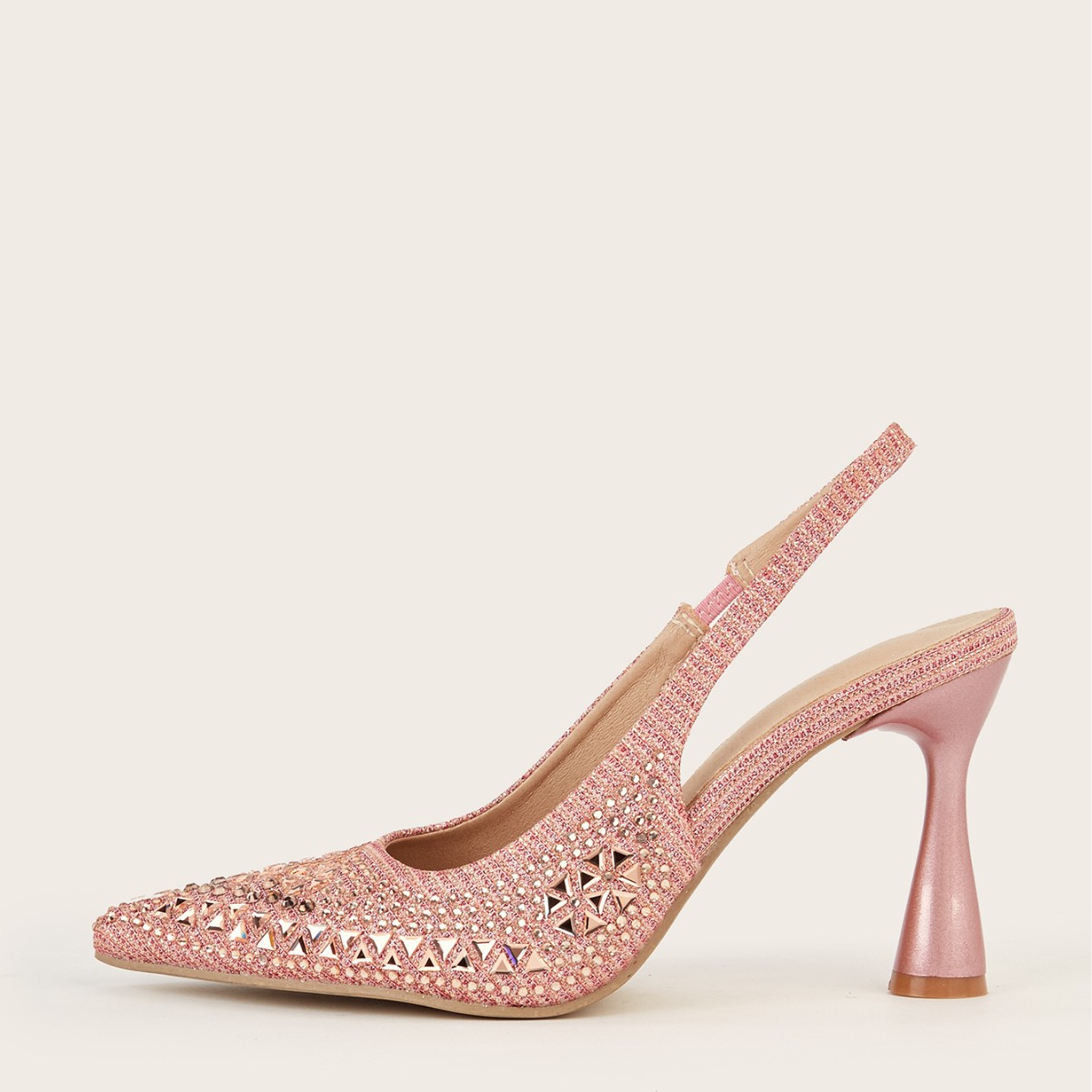 Comercio exterior tacones altos puntiagudos personalidad europea y americana sandalias de mujer sexy con zapatos de una sola palabra 2025