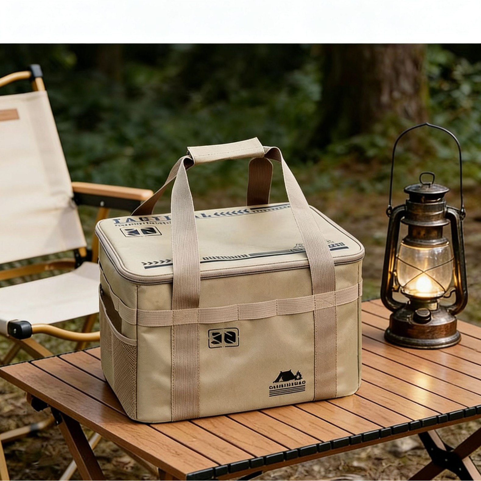 Equipos de campamento al aire libre bolsa de almacenamiento cocinera cubiertos bolsas de artículos bolsas portátiles de gran capacidad bolsa táctica bolsa de almuerzo de automóvil