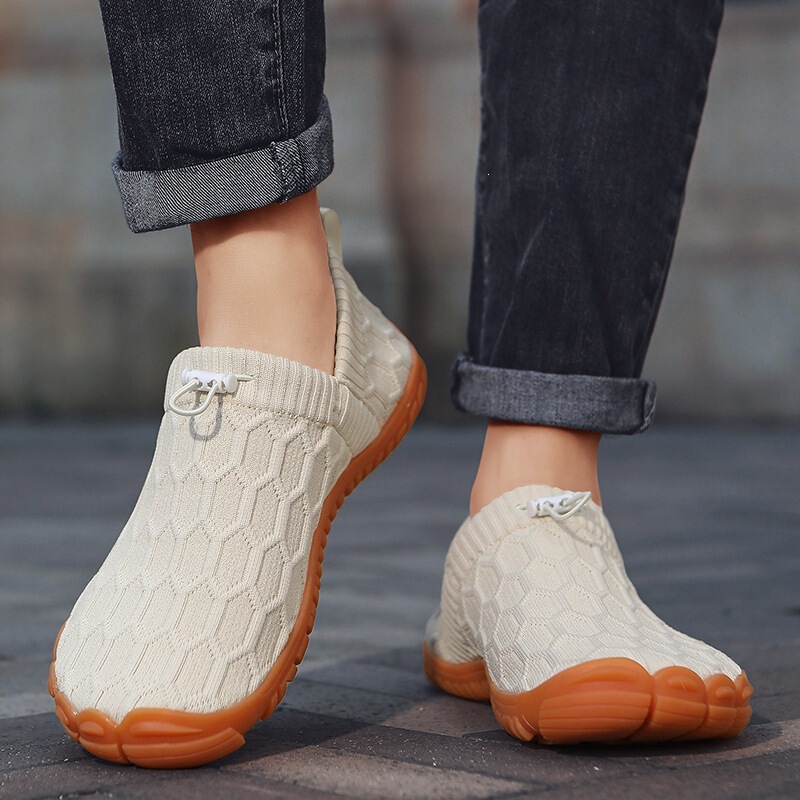 Cross-Border New Outdoor Barefoot Fly-Knit Sports Shoes for Men, Non-Slip, Breathable, Comfortable, Multi-Functional Dance, Fitness, and Yoga Shoes