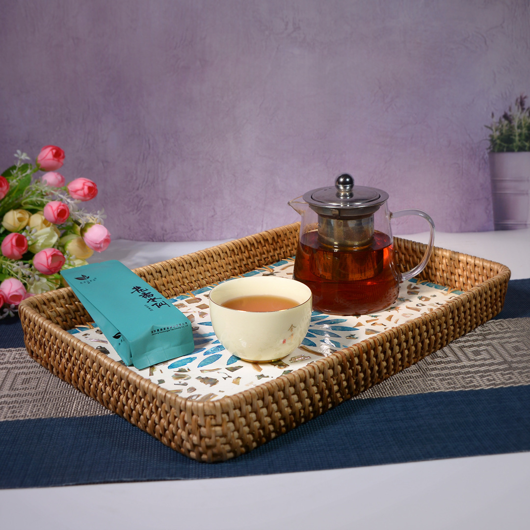 Handwoven Rattan Storage Basket With Lid And Inner Lining_voghion.com
