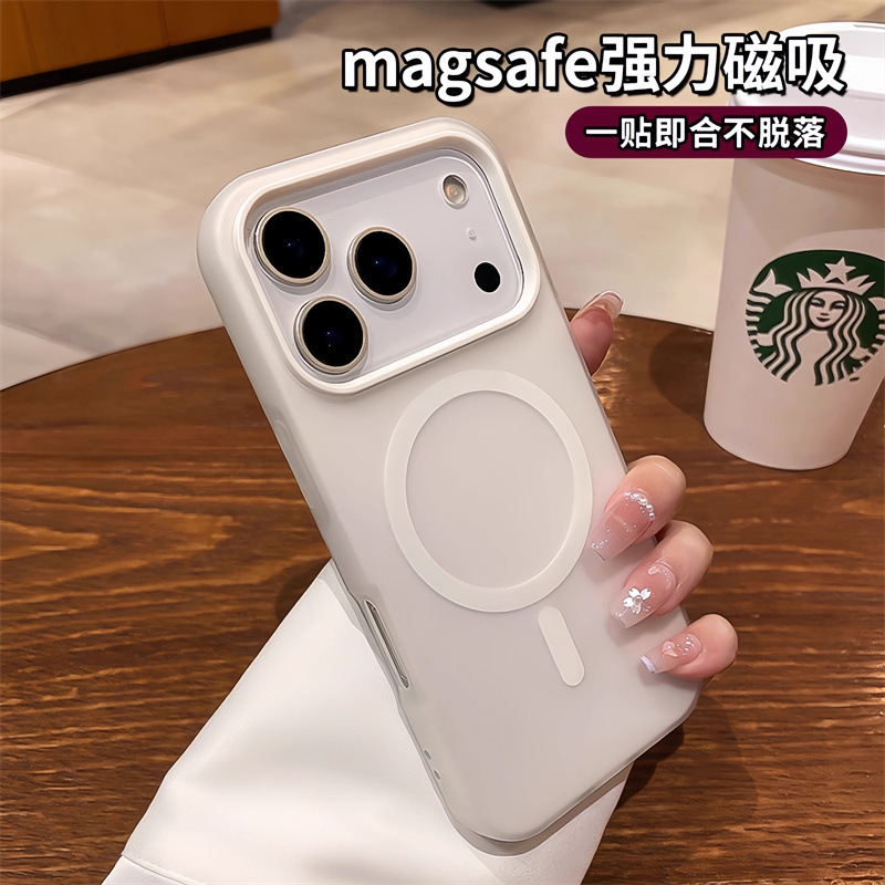 适用iPhone17PROMAX手机壳果冻磁吸二合一苹果16/15磨砂简约防摔|undefined