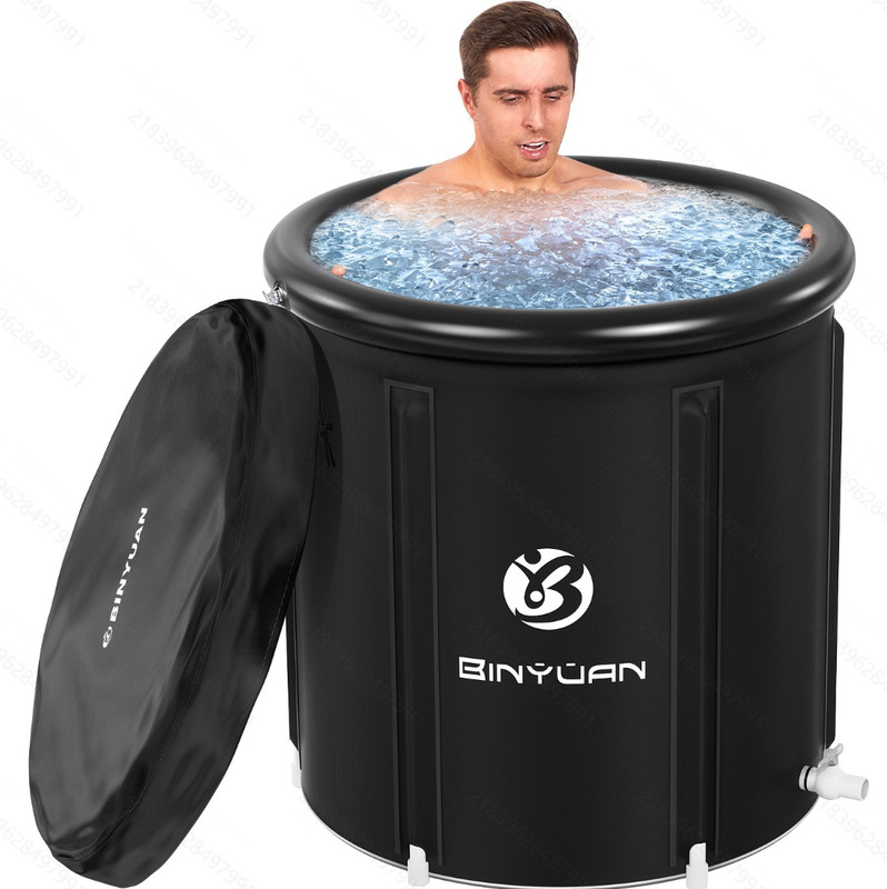 Foldable Adult Soaking Bathtub for Recovery Cold Water Bathtub with Lid Portable Bathtub High Quality