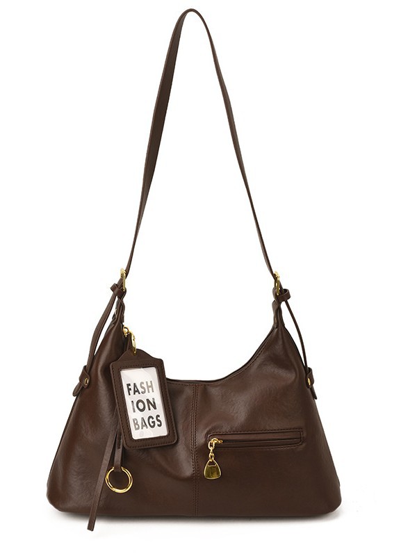 Bolsas retro de gran capacidad para mujeres 2026 nuevo estilo coreano de ocio de hombro con bolsas de brazalete inclinadas para viajar bolsas de mano simples