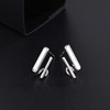 Brand summer earrings, silver 999 sample, Korean style, simple and elegant design