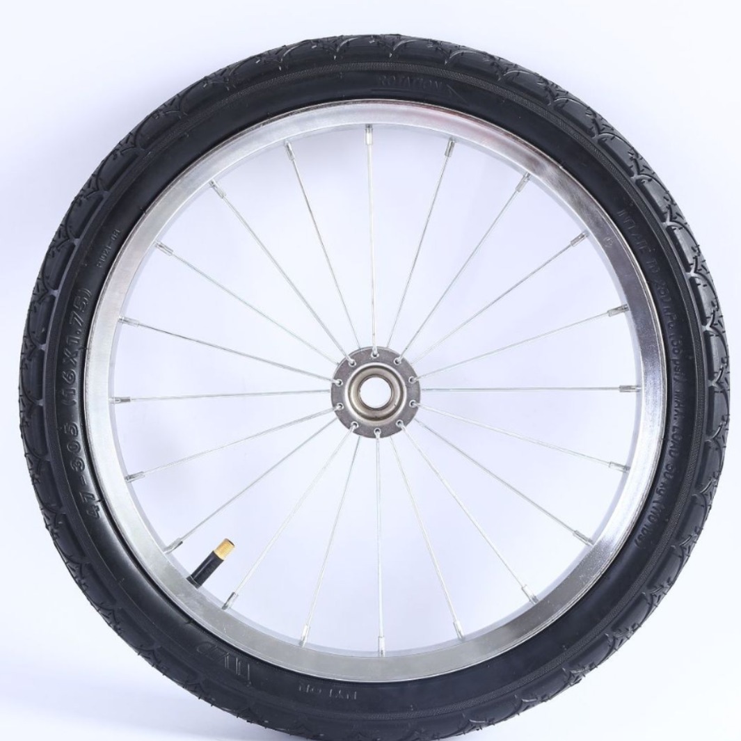 儿童自行车轮 脚踏车轮 三轮车轮 橡胶充气胎 EVA发泡胎 16寸