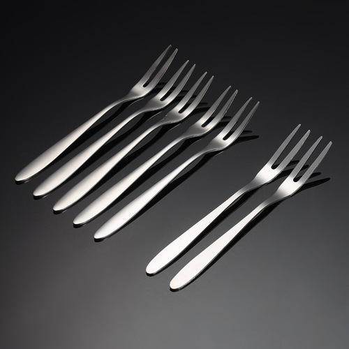Internet celebrity ins fruit fork 304 stainless steel fruit pick creative tableware home mooncake fork restaurant dessert fork