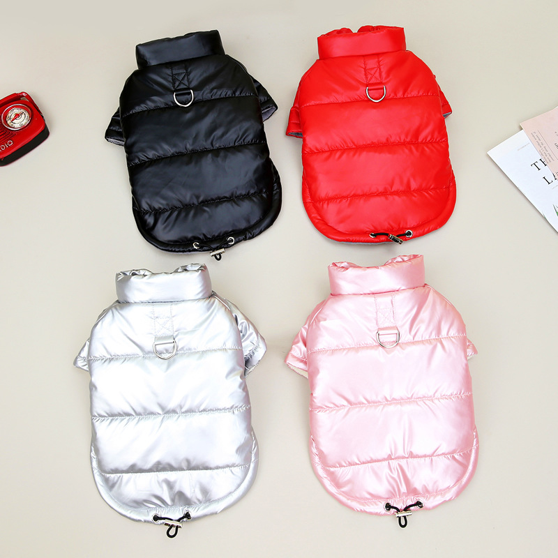 Mascota perro ropa Teddy mascota de dos piernas de algodón acolchado ropa para mascotas ropa de invierno nuevo impermeable 22 chaqueta impermeable