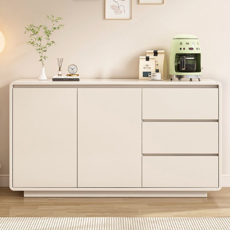 Solid Wood Wall-Mounted Sideboard Integrated Storage Cabinet Tea Cabinet Kitchen Cabinet Household Cupboard Living Room Side Cabinet Storage Cabinet