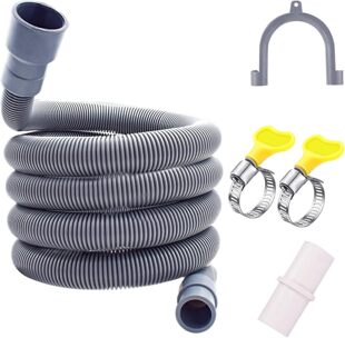 Universal Dishwasher Washing Machine Drain Hose - Flexible C