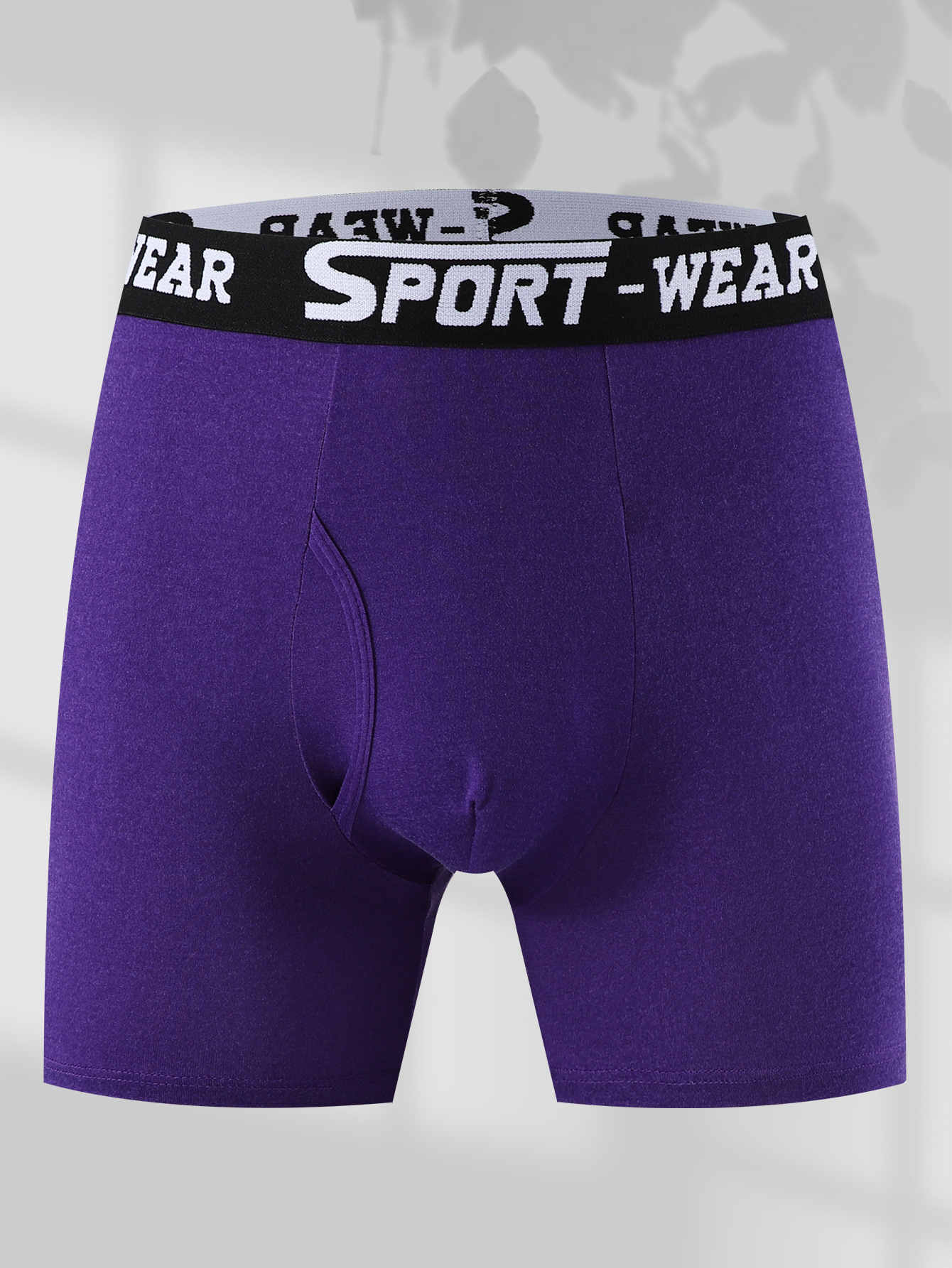 ドロップシッピングファッションソリッドカラーの男性の下着鮮やかなウエストバンド快適なボクサーパンツ速乾性スポーツ通気性ショーツ