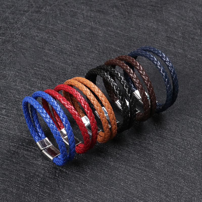 multicoloured fashionable trend bracelet for men and women stainless…