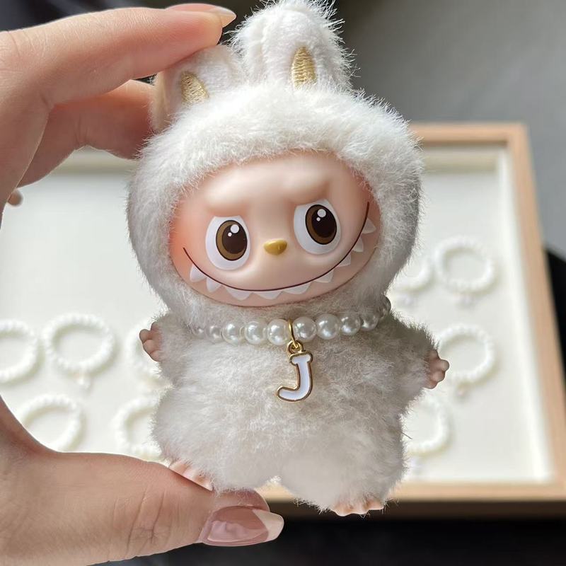 labubu4.0心底密码26个字母珍珠项链手工娃用适配mini拉布布四代|undefined