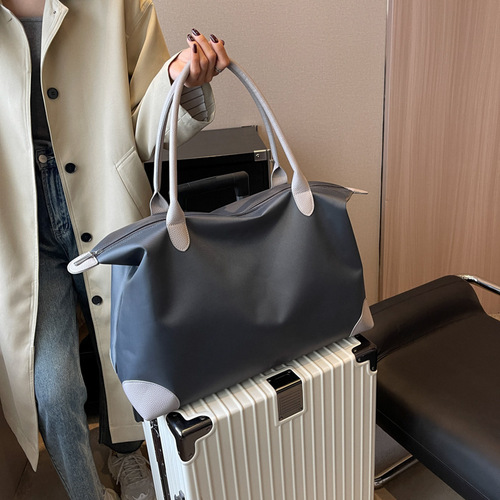 Ladies short-distance travel bag new large-capacity British style business trip luggage backpack portable shoulder sports fitness bag