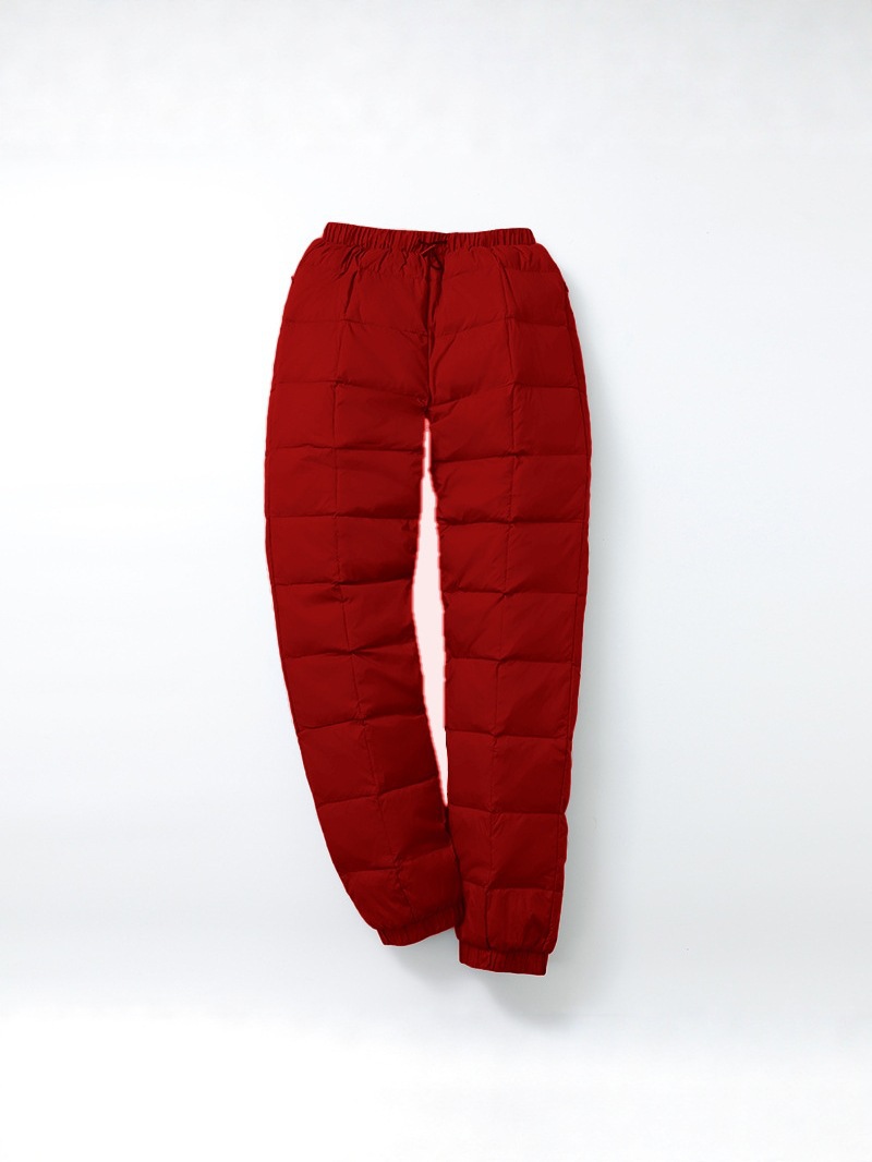 Hombres y mujeres de pluma, ropa exterior, madres de mediana edad, invierno de cintura alta, abuela suelta, espesa, algodón a prueba de frío. image 2
