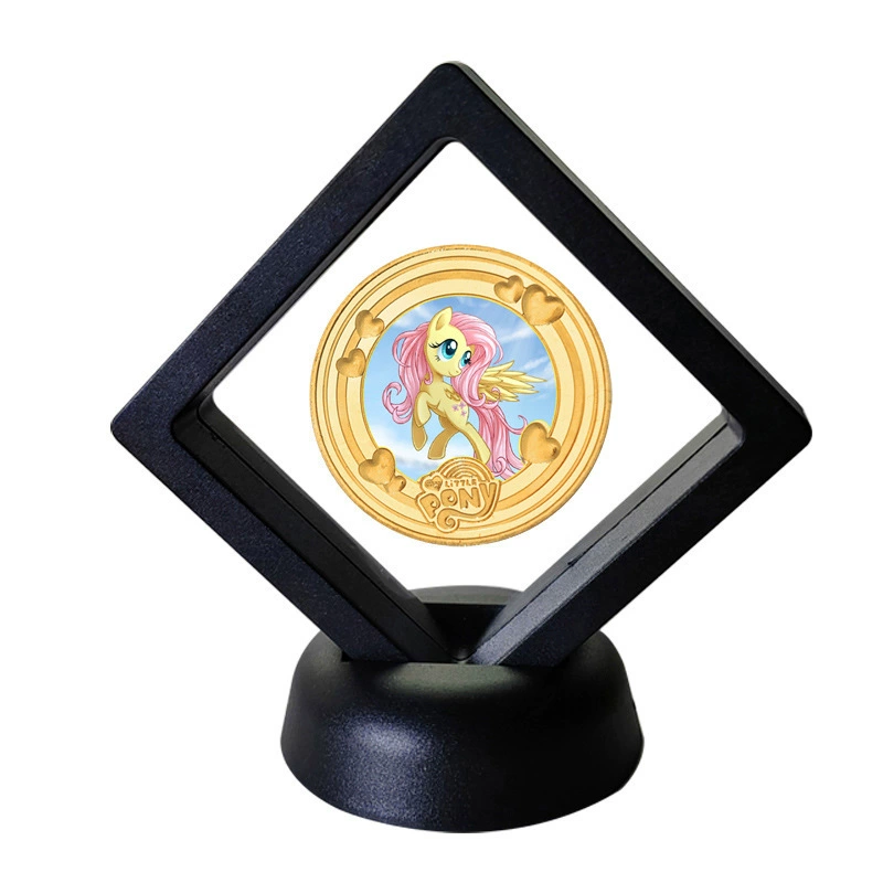 Коллекционная монета-подставка Little Pony на память (2025) — набор много монет, варианты подарков, акриловая рамка и коробка