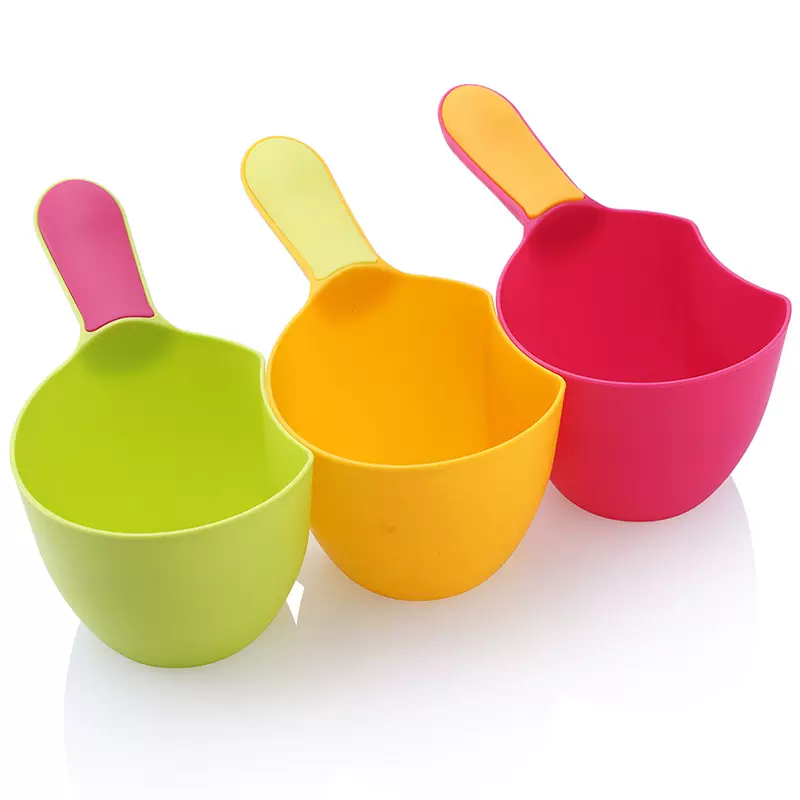 洗头杯勺子儿童加厚洗发杯水瓢水勺幼儿园游泳馆宝宝婴儿洗澡耐摔