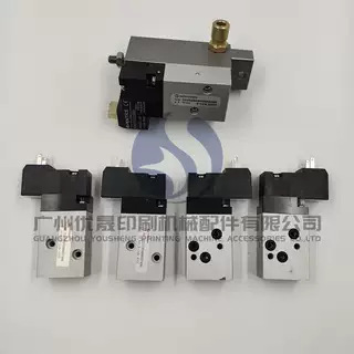 海德堡印刷机XL105传墨气阀 CD74XL75墨辊气缸F4.335.056侧电磁阀