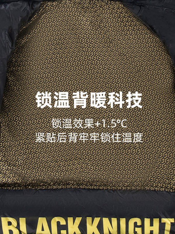 [Nuevo estándar nacional 90 blanco] chaqueta de plumón de oro negro para niños nuevo engrosado medio largo una venta al por mayor