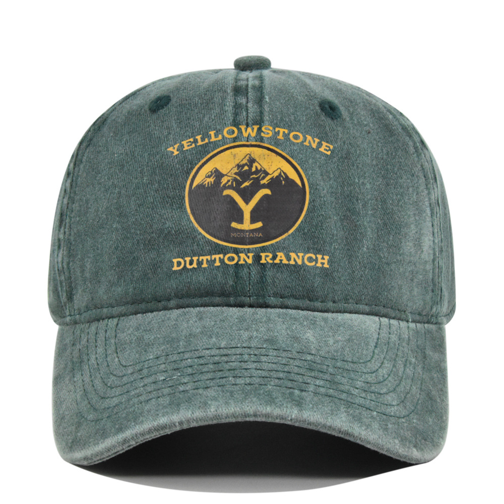 Cappellino da baseball con visiera curva, in seta stampata con pietra gialla e graffiti, cappello da sole personalizzato_voghion.com