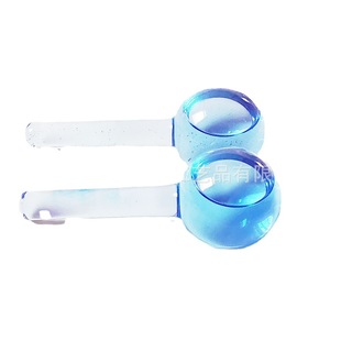 5*13.3cm glass water ball massager yoga fitness face care massage stick Lady beauty anti-wrinkle health ball