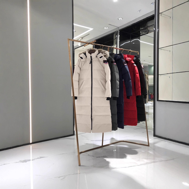 Big Goose Duck down Mystique 3035lb Extra Long Parka down Jacket 22 Women's Over-The-Knee Long Style