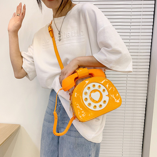  New Amazon AliExpress European and American Fashion Creative Cute Funny Personalized Simulation Phone Crossbody Bag