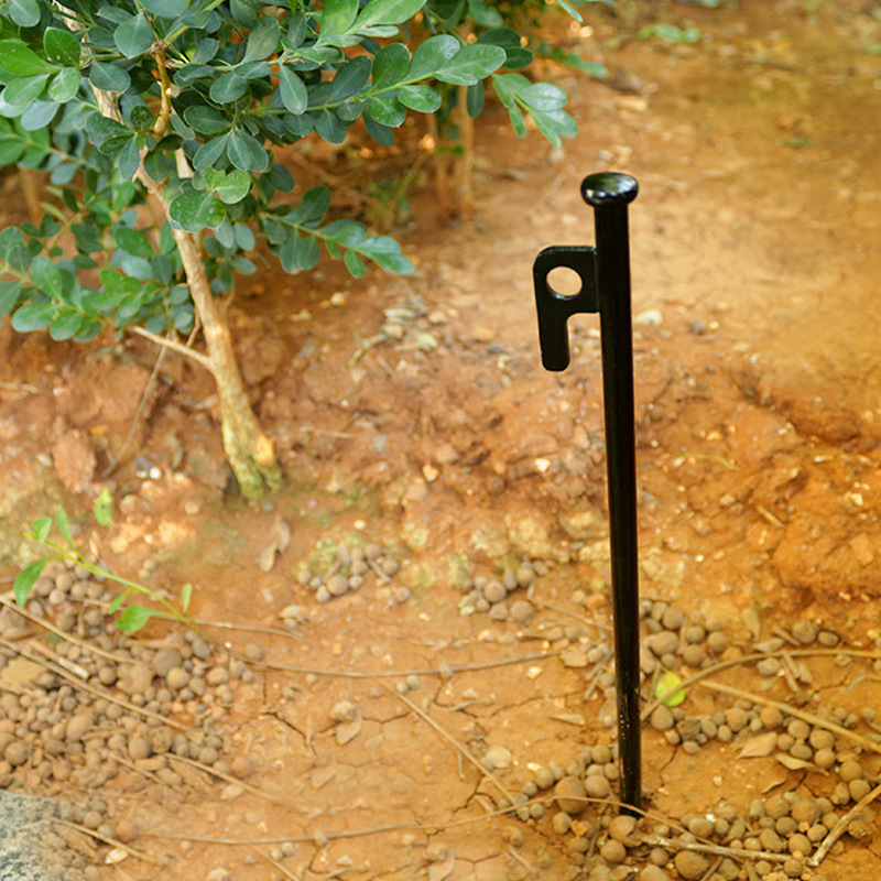 Negrita alargada acampar al aire libre clavo de tierra tienda de campaña carpa de acero tierra clavo playa campamento tierra uñas 30cm