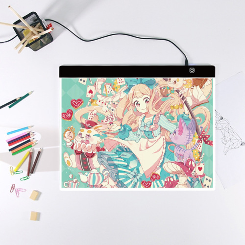 Jishengke led drawing board animation A4A3 copy table copying table drawing board translucent calligraphy table copy board manufacturer