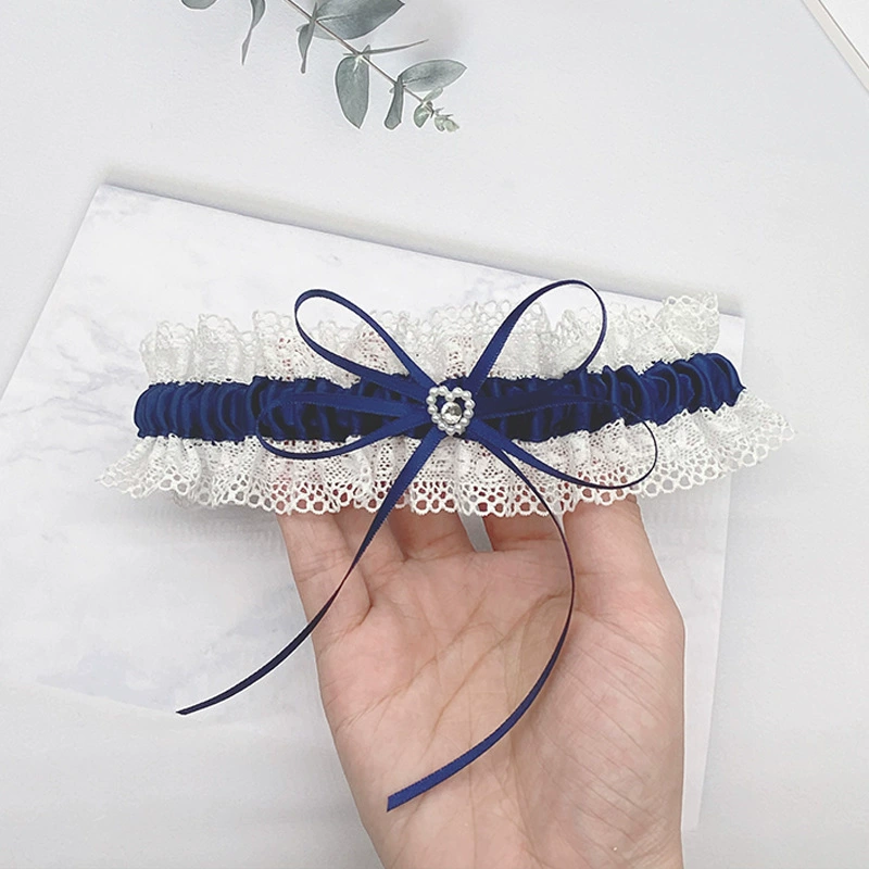 Новые свадебные носки невесты с rhinestone бабочкой узлом, ladies украшенные свадебные клип-лепестки