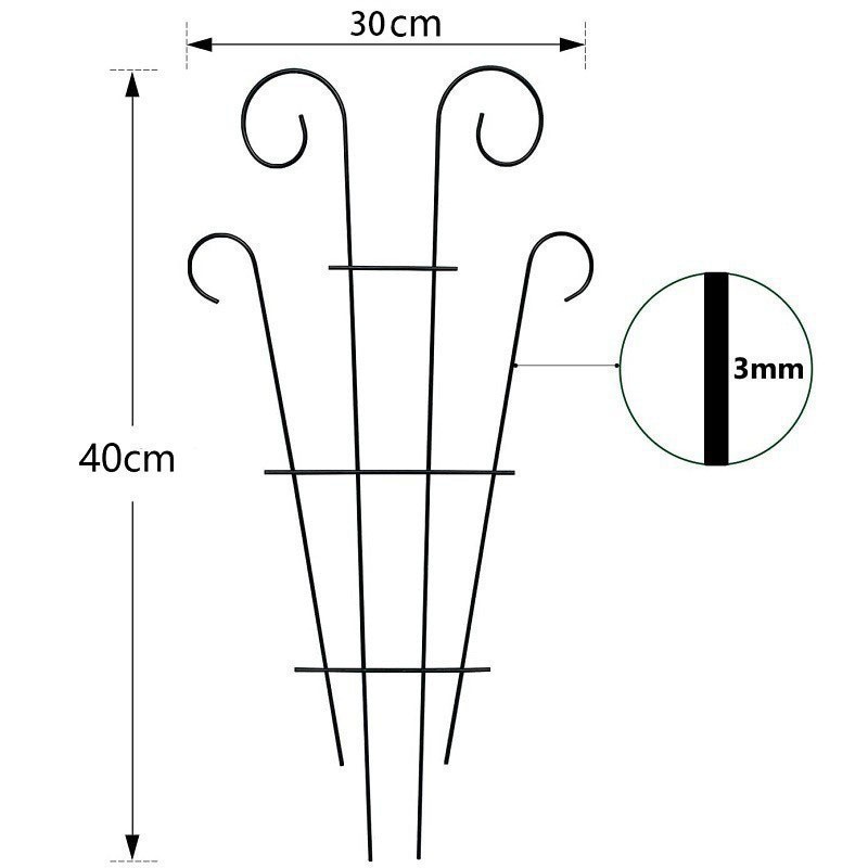 Cross-Border Indoor Potted Plant Stand, Iron Art Flower Pot, Creative Stacking Flower Rack, Climbing Plant Stand, Gardening Plant Support