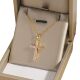 Women's Necklace European and American Internet Celebrant Color Zircon Cross Necklace Niche Cross-border New Design Pendant Titanium Steel Necklace