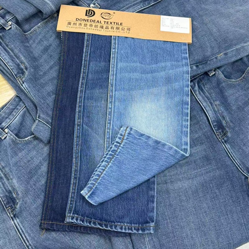 New High-End Ready-Made Acetate Lyocell Denim Fabric with Bamboo Knots from Big Brands