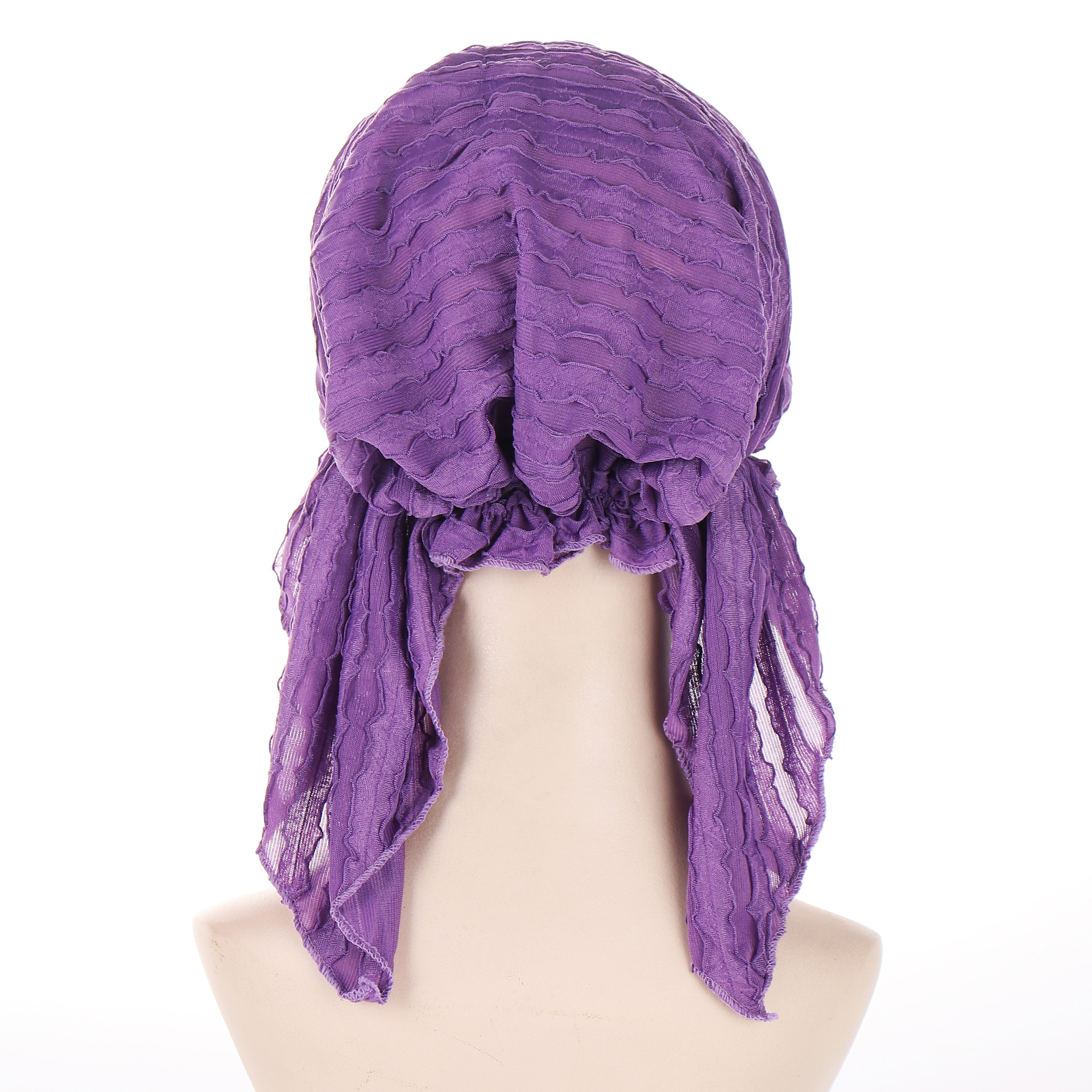 55g Weight Hijab Hats Type Daily, Street Occasion Polyester Material Solid Color Pattern All Seasons Season Women's Gender Casual, Classic Style Style Eaveless Rim Women's Casual Classic Style Solid Color Polyester Hijab 3