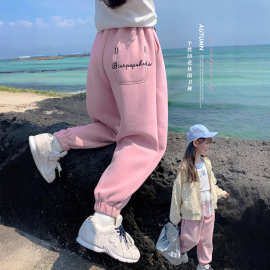 女童裤子春秋款2025新款洋气儿童秋装休闲裤小女孩秋季运动卫裤潮