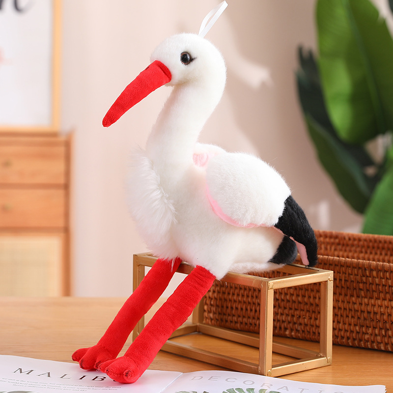 Muñeca de pájaro de simulación, juguete de peluche, muñeca de animal transfronteriza, regalo conmemorativo del zoológico, decoración escénica, muñeca de trapo