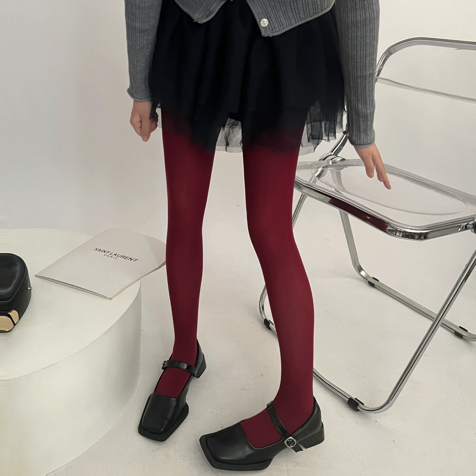 Velvet swan, base tights, universal socks