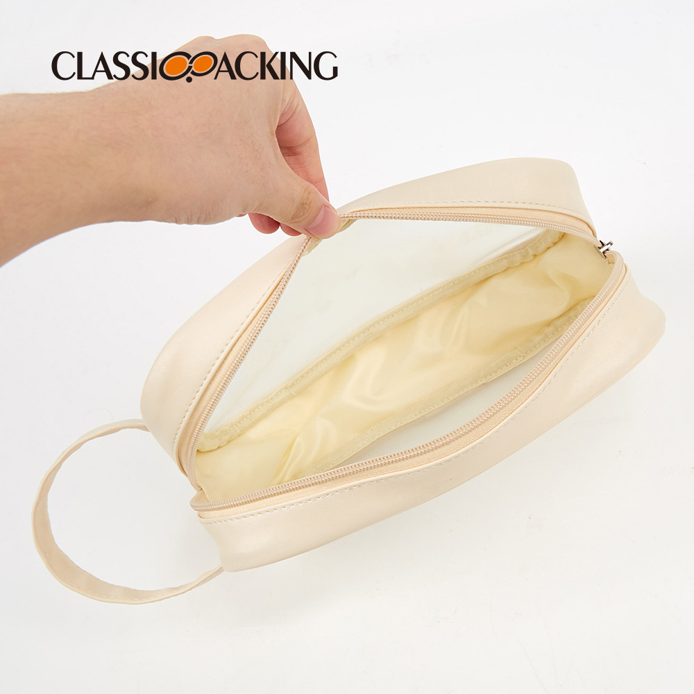 Simple ins transparente bolsa de cosméticos esmerilado PVC baño natación cuidado de la piel bolsa de almacenamiento de gran capacidad bolsa de lavado portátil