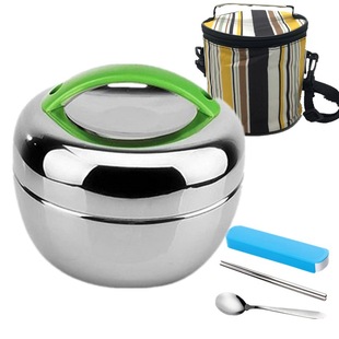 Lunch Box Lunch Box German Stainless Steel Portable Rice Bowl Student Divided Pot Lunch Box Work Large Capacity Insulated Bucket