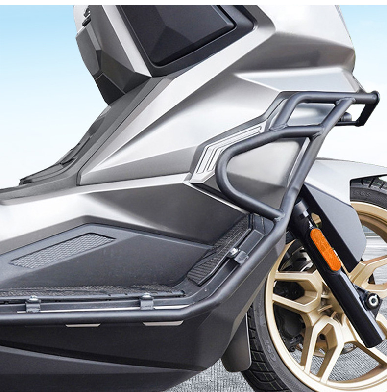 Suitable for Sanyang Husky 300 Bumper Full Surround Front and Rear Guard Bars Exhaust Bars Scooter Anti-Fall Bars Modification