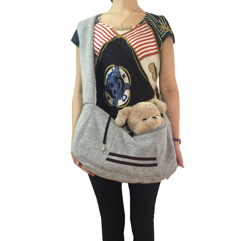 Tragbarer Umhängetasche mit einer Schulter für Haustiere für Outdoor-Aktivitäten, koreanische kleine Katzen- und Hundetasche_voghion.com