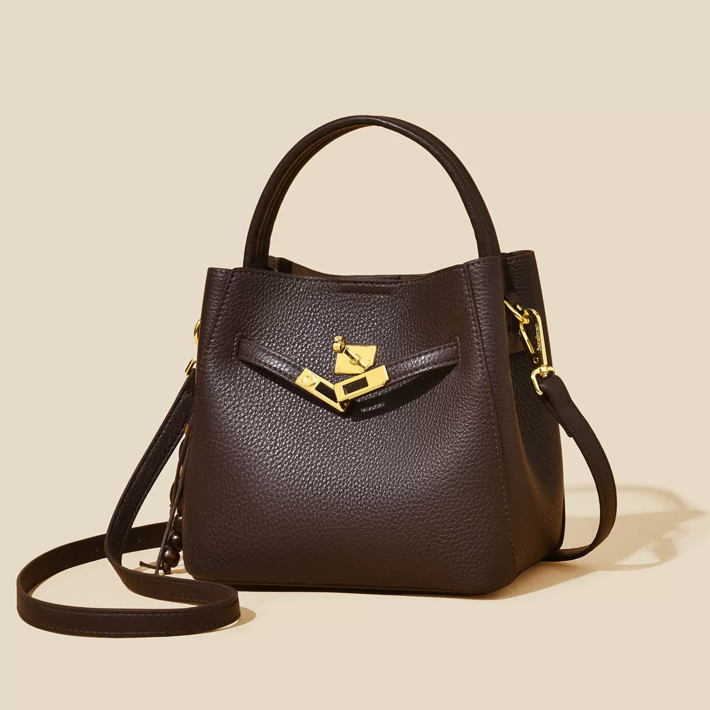 跨境热销包包新款女士百搭大容量水桶包单肩包女凯莉包简约斜挎包