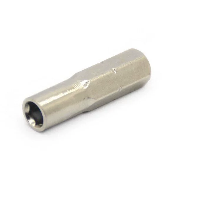 Прямые поставки с завода: короткий электрический переходник, оптовая продажа, внутренний и внешний шестигранный адаптер 6,35 мм на H4 мм, аксессуары.